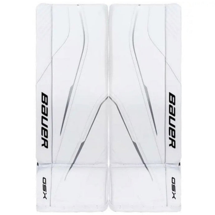 Bauer Goalie Leg Pads Bauer S23 GSX Junior White front of both pads