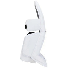 Load image into Gallery viewer, Bauer Goalie Leg Pads Bauer S23 GSX Junior White side of left pad facing right
