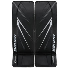 Load image into Gallery viewer, Bauer Goalie Leg Pads Bauer S23 Vapor X5 Pro Senior Black front of both pads
