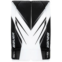 Load image into Gallery viewer, Bauer Goalie Leg Pads Bauer S23 Vapor X5 Pro Senior White/Black front of both pads
