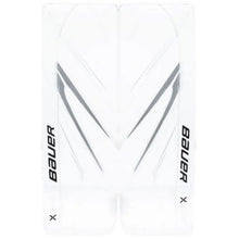 Load image into Gallery viewer, Bauer Goalie Leg Pads Bauer S23 Vapor X5 Pro Senior White front of both pads
