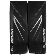 Load image into Gallery viewer, Bauer Goalie Leg Pads Bauer Vapor X5 Pro Intermediate Black 2023 front of both pads

