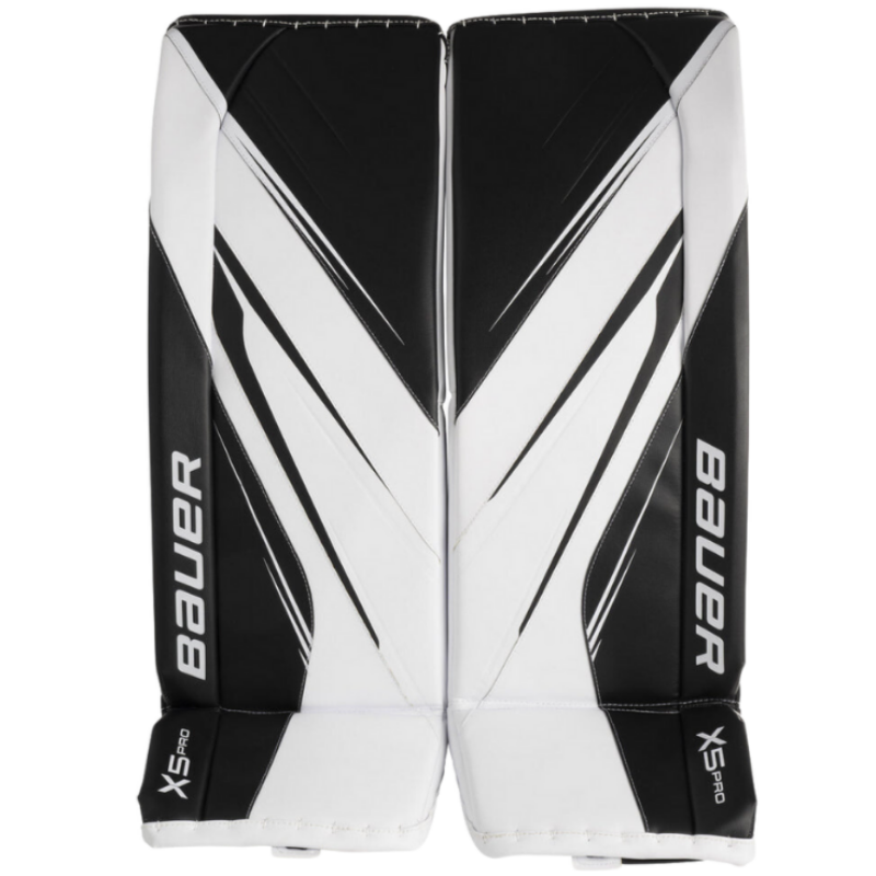 Bauer Goalie Leg Pads Bauer Vapor X5 Pro Intermediate White/Black 2023 front of both pads
