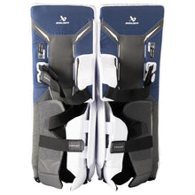 Load image into Gallery viewer, Bauer Goalie Protective Gear Bauer GSX Hockey Goalie Leg Pads Junior 2026 White Blue XS Small Medium Large
