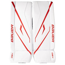 Load image into Gallery viewer, Bauer Goalie Protective Gear Bauer GSX Hockey Goalie Leg Pads Junior 2026 White Red
