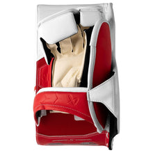 Load image into Gallery viewer, Bauer Goalie Protective Gear Bauer Supreme Fuse Hockey Goalie Blocker Senior 2026 White Red REG
