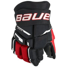 Load image into Gallery viewer, Bauer Hockey Gloves Bauer Supreme M3 Junior Hockey Gloves Black Red
