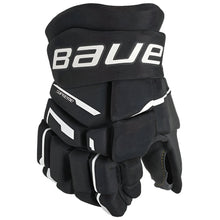 Load image into Gallery viewer, Bauer Hockey Gloves Bauer Supreme M3 Junior Hockey Gloves Black White
