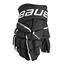 Load image into Gallery viewer, Bauer Hockey Gloves Bauer Supreme Mach Hockey Gloves Junior 2023 Black White
