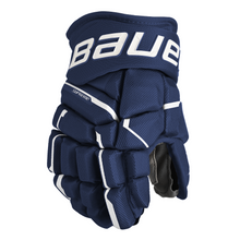Load image into Gallery viewer, Bauer Hockey Gloves Bauer Supreme Mach Hockey Gloves Junior 2023 Navy
