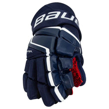 Load image into Gallery viewer, Bauer Hockey Gloves Bauer Vapor 3X (2022) Senior 1059954 Navy front
