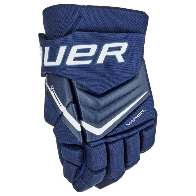 Bauer Hockey Gloves Bauer Vapor Shift Pro Source Exclusive (2025) Intermediate navy back of left glove