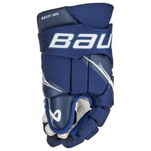 Load image into Gallery viewer, Bauer Hockey Gloves Bauer Vapor Shift Pro Source Exclusive (2025) Intermediate navy side of left glove showing thumb
