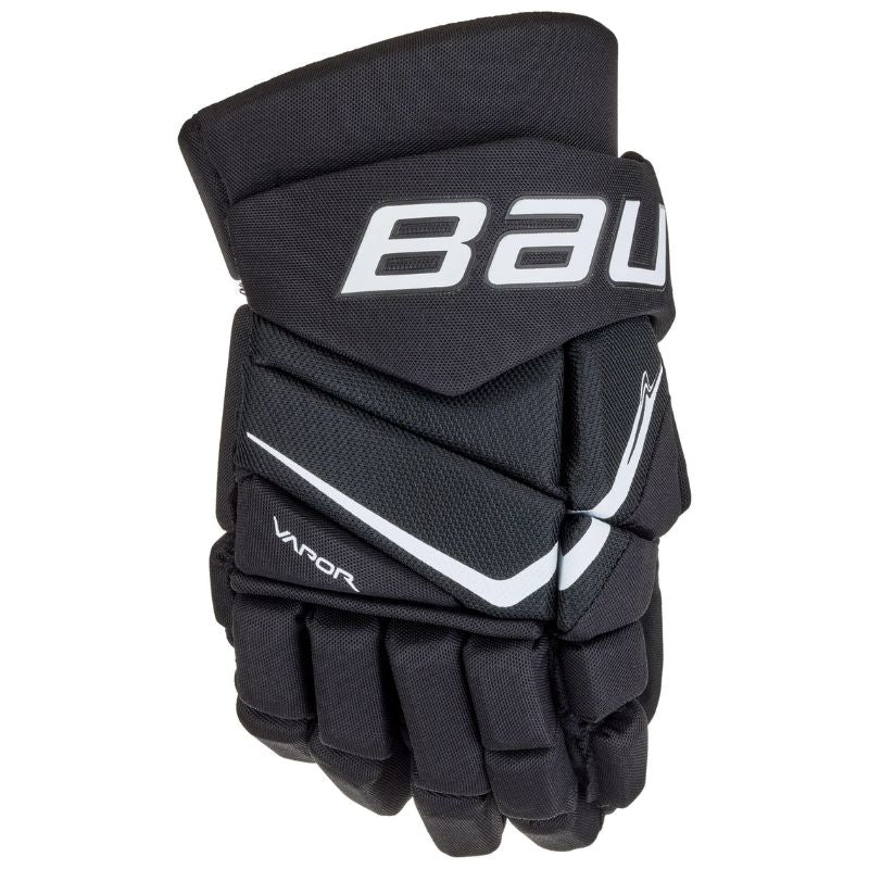 Bauer Hockey Gloves Bauer Vapor Velocity Source Exclusive (2025) Intermediate Black/White back of right glove
