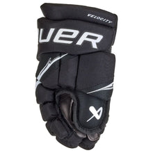 Load image into Gallery viewer, Bauer Hockey Gloves Bauer Vapor Velocity Source Exclusive (2025) Junior Black/White right glove side showing thumb
