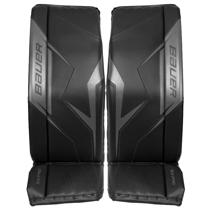 Bauer Hockey Goalie Protective Bauer SV-PRO Goalie Leg Pads Intermediate 1064977 Black