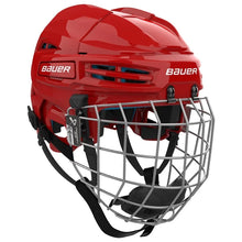 Load image into Gallery viewer, Bauer Hockey Helmets Bauer Prodigy 2.0 Combo Hockey Helmet Youth 2026 Red
