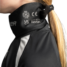 Load image into Gallery viewer, Bauer Hockey Protective Gear Bauer NLP21 Premium Neckguard Collar Youth 2022 Close View
