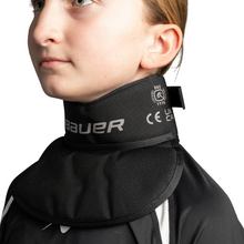 Load image into Gallery viewer, Bauer Hockey Protective Gear Bauer NLP8 Core Cut-Resistant Neck Guard Youth Black
