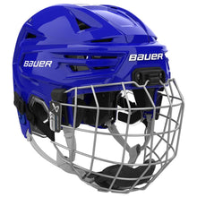 Load image into Gallery viewer, Bauer Hockey Protective Gear Bauer RE-AKT 155 Hockey Helmet Combo Youth 2026 Blue
