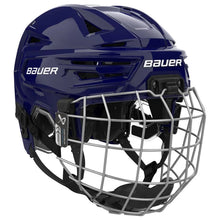 Load image into Gallery viewer, Bauer Hockey Protective Gear Bauer RE-AKT 155 Hockey Helmet Combo Youth 2026 Navy
