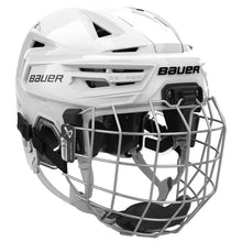 Load image into Gallery viewer, Bauer Hockey Protective Gear Bauer RE-AKT 155 Hockey Helmet Combo Youth 2026 White

