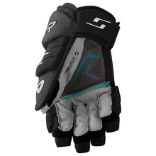 Load image into Gallery viewer, Bauer Hockey Protective Gear Bauer Supreme F40 Hockey Gloves Intermediate 2026 Black White 12" 12.5"
