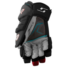 Load image into Gallery viewer, Bauer Hockey Protective Gear Bauer Supreme F40 Hockey Gloves Senior 2026 Black Red 13" 14" 15"
