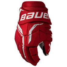 Load image into Gallery viewer, Bauer Hockey Protective Gear Bauer Supreme Fuse Hockey Gloves Intermediate 2026 Red
