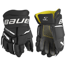 Load image into Gallery viewer, Bauer Hockey Protective Gear Bauer Supreme M3 Hockey Gloves Junior 2023 Black White
