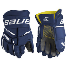 Load image into Gallery viewer, Bauer Hockey Protective Gear Bauer Supreme M3 Hockey Gloves Junior 2023 Navy
