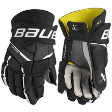 Load image into Gallery viewer, Bauer Hockey Protective Gear Bauer Supreme M3 Hockey Gloves Senior 2023 Black White

