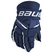 Load image into Gallery viewer, Bauer Hockey Protective Gear Bauer Supreme M3 Hockey Gloves Senior 2023 Navy
