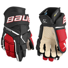 Load image into Gallery viewer, Bauer Hockey Protective Gear Bauer Supreme M5 Pro Hockey Gloves Senior 2023 Black Red
