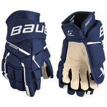 Load image into Gallery viewer, Bauer Hockey Protective Gear Bauer Supreme M5 Pro Hockey Gloves Senior 2023 Navy
