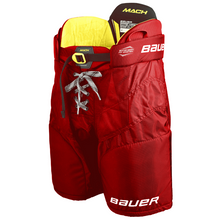 Load image into Gallery viewer, Bauer Hockey Protective Gear Bauer Supreme Mach Hockey Pants Youth 2023 Red
