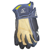 Load image into Gallery viewer, Bauer Hockey Protective Gear Bauer Supreme Matrix Hockey Gloves Source Exclusive Intermediate 2023 Navy 1063021
