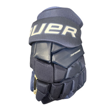 Load image into Gallery viewer, Bauer Hockey Protective Gear Bauer Supreme Matrix Hockey Gloves Source Exclusive Intermediate 2023 Navy
