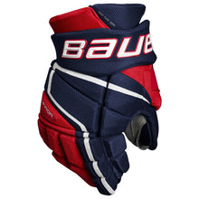 Load image into Gallery viewer, Bauer Hockey Protective Gear Bauer Vapor 3X Pro Hockey Gloves Junior 1059963 Navy Red White
