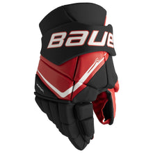 Load image into Gallery viewer, Bauer Hockey Protective Gear Bauer Vapor Fly40 Hockey Gloves Intermediate 2025 Black Red
