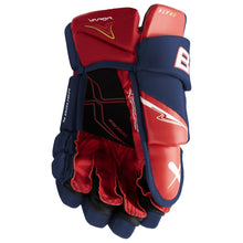 Load image into Gallery viewer, Bauer Hockey Protective Gear Bauer Vapor Fly40 Hockey Gloves Intermediate 2025 Navy Red White S25
