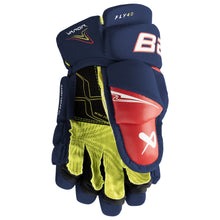Load image into Gallery viewer, Bauer Hockey Protective Gear Bauer Vapor Fly40 Hockey Gloves Junior 2025 Navy Red White S25
