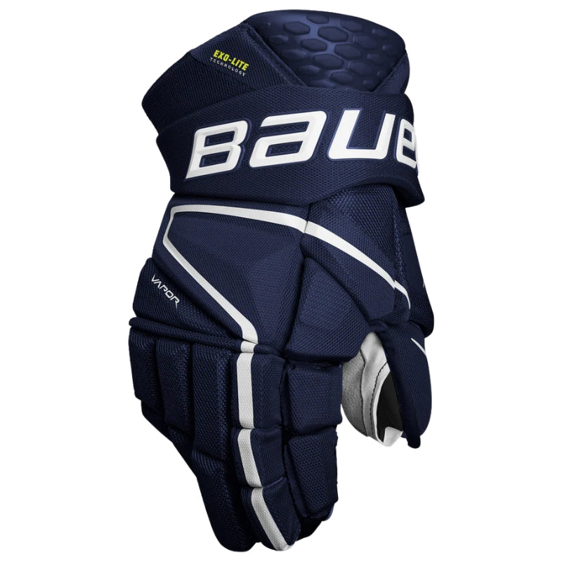 Bauer Hockey Protective Gear Bauer Vapor Hyperlite Hockey Gloves Intermediate 1059956 Navy