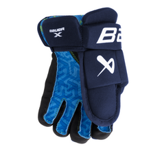 Load image into Gallery viewer, Bauer Hockey Protective Gear Bauer X Hockey Gloves Youth 2024 Navy 8" 9"
