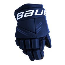 Load image into Gallery viewer, Bauer Hockey Protective Gear Bauer X Hockey Gloves Youth 2024 Navy
