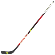Load image into Gallery viewer, Bauer Hockey Sticks Bauer Vapor Grip (2023) Junior Black/Red/White side diagonal with blade pointing left
