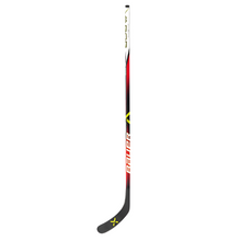 Load image into Gallery viewer, Bauer Hockey Sticks Bauer Vapor Grip (2023) Junior Black/Red/White side vertical with blade pointing to the lower-left
