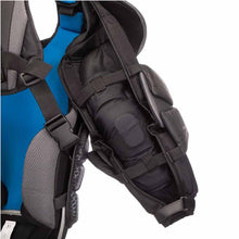 Load image into Gallery viewer, Bauer Ice Hockey Goalie Chest Protectors Bauer S23 Elite Senior Black/Grey back focused on right arm
