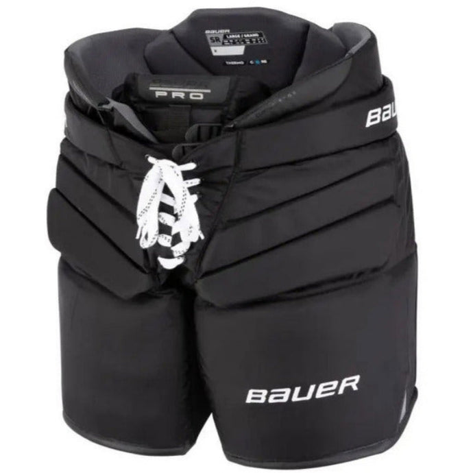 Bauer Ice Hockey Goalie Pants Bauer S23 Pro Senior Black front side facing left