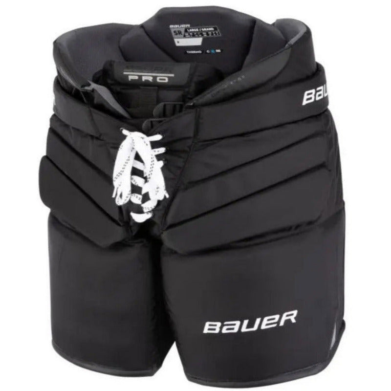 Bauer Ice Hockey Goalie Pants Bauer S23 Pro Senior Black front side facing left